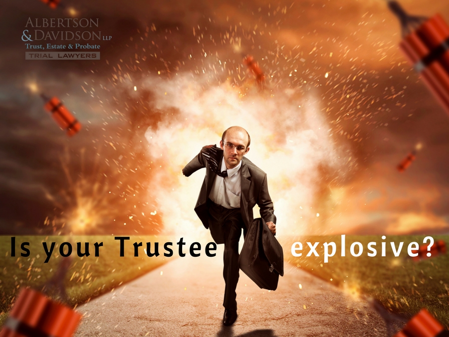 Can you reason with an explosive trustee