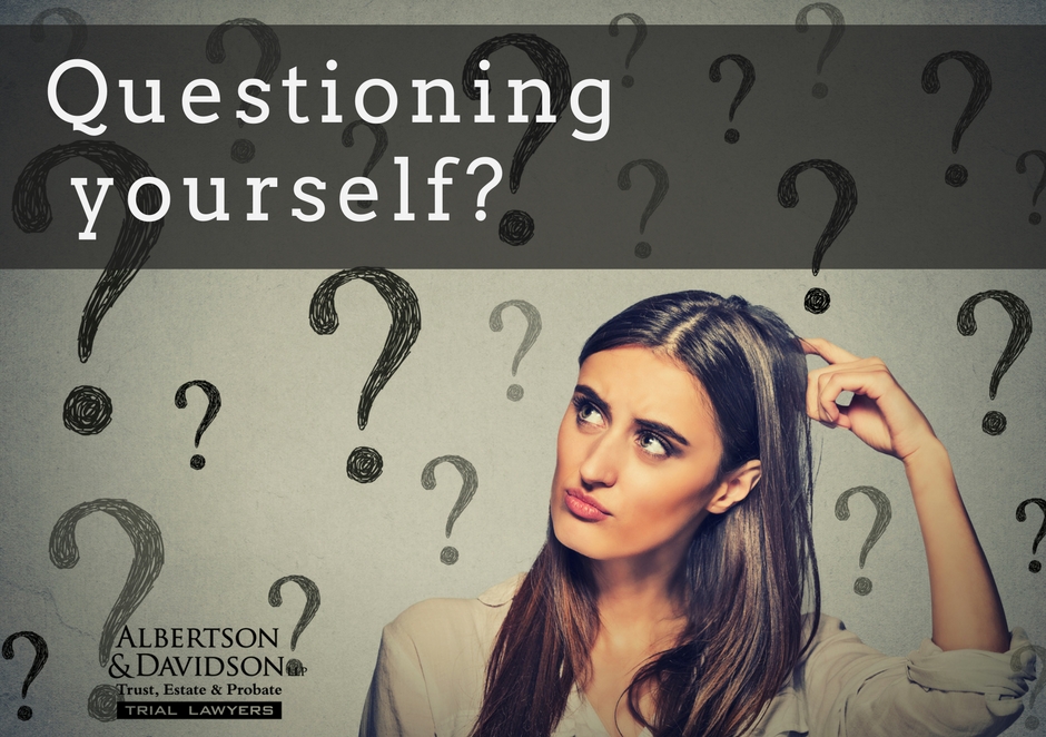 Questioning yourself