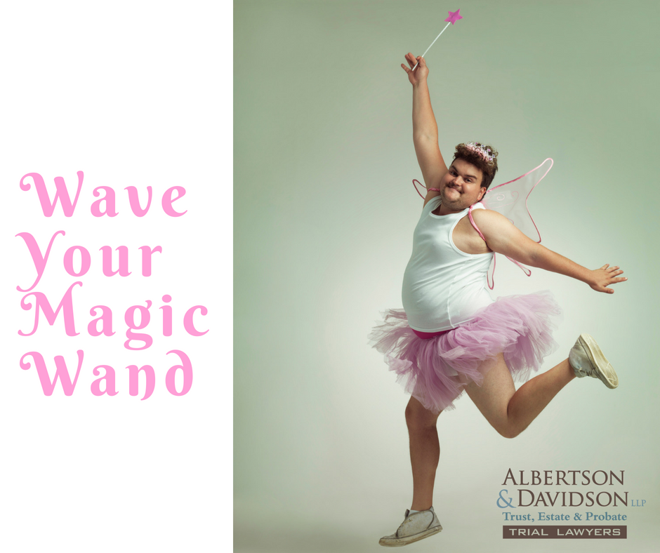 wave your magic wand