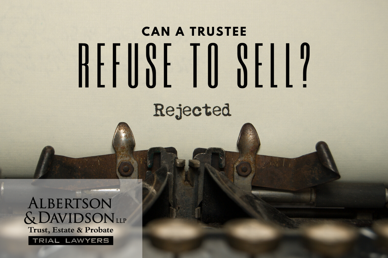 refuse to sell