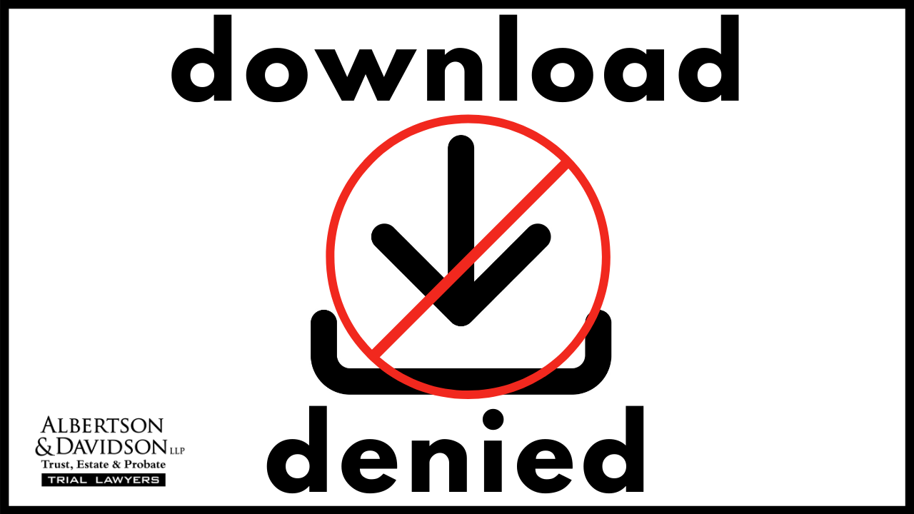 download denied