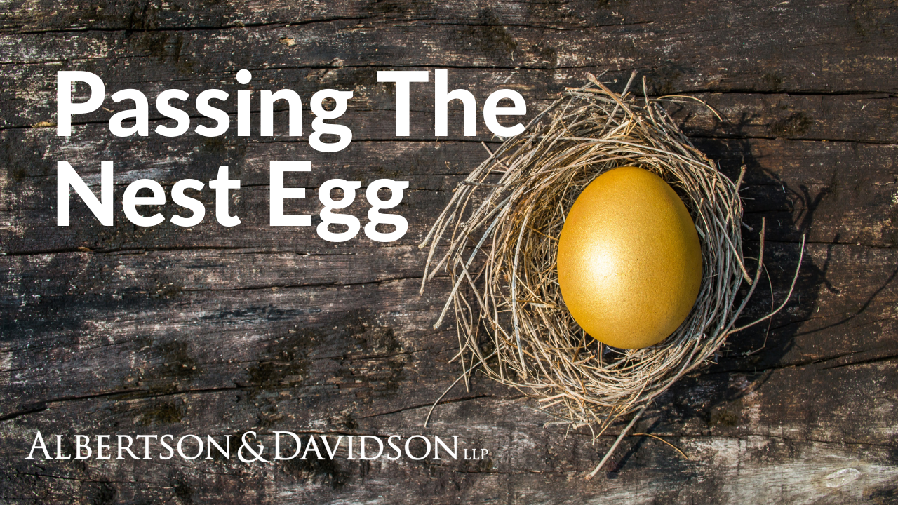 passing the nest egg