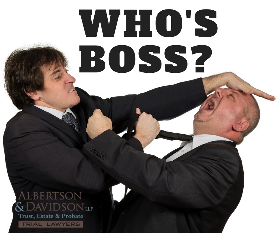 who's boss?