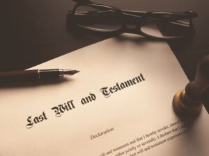executor of a estate handling will and testament documents