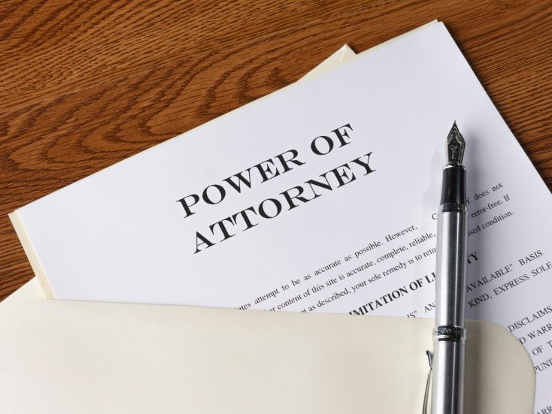 power of attorney in a estate litigation case